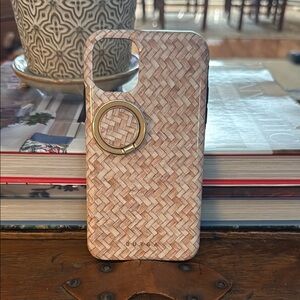 Burga Woven Pattern Phone Case with Ring Holder iPhone 11